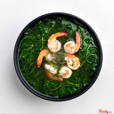 Canh Sà Lách Son Tôm - 1 Người