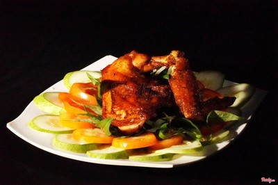 Cánh gà xối mỡ (Không cơm)