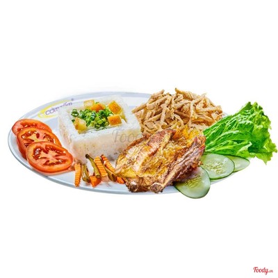 Cơm tấm sườn non + bì