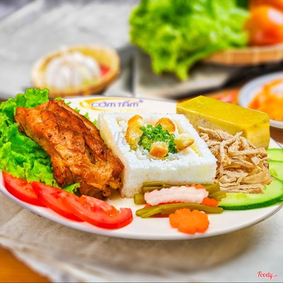 Cơm tấm Sườn Non Bì Chả