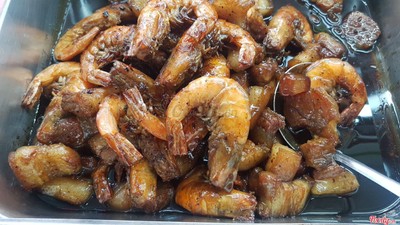 Tôm rim thịt ba rọi