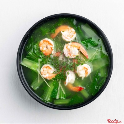 Canh Cải Bẹ Xanh Tôm - 1 Người