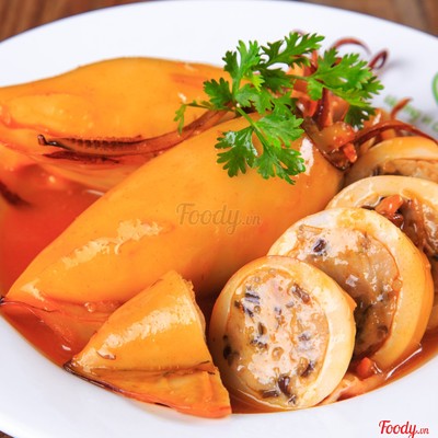 Cơm mực dồn thịt