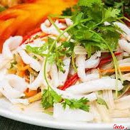 Mực xào củ hành