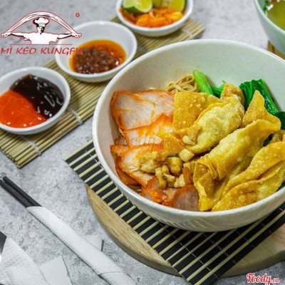 Mì sủi cảo chiên