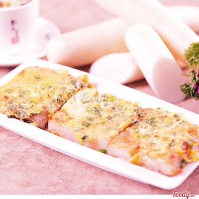 Bánh củ cải( sốt trứng)