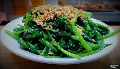Bó xôi xào tỏi