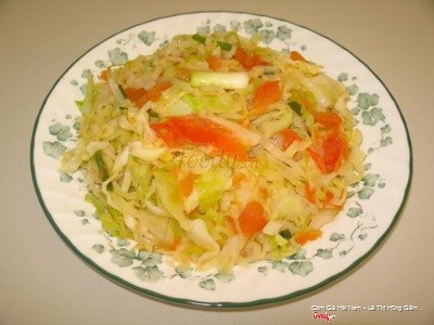 Cải trắng xào chao
