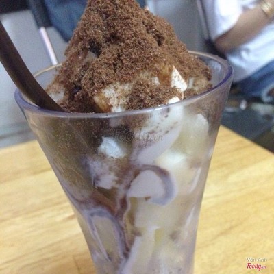 Sữa chua dẻo xắt miếng cacao