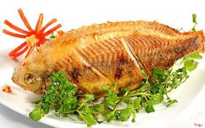 Cơm Cá diêu hồng chiên