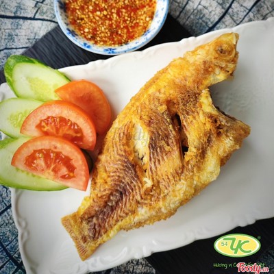 Cơm cá điêu hồng chiên