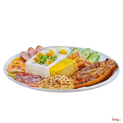 Cơm tấm ba rọi 7 món