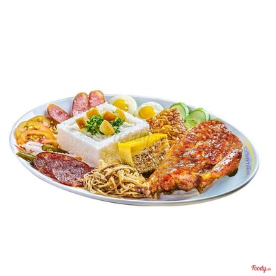 Cơm tấm sườn non 7 món