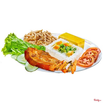 Cơm Tấm Ba rọi Bì Chả