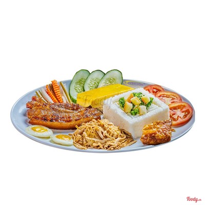 Cơm tấm ba rọi 5 món