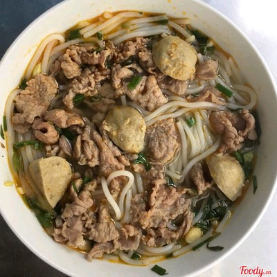 Bún bò tái, bò viên