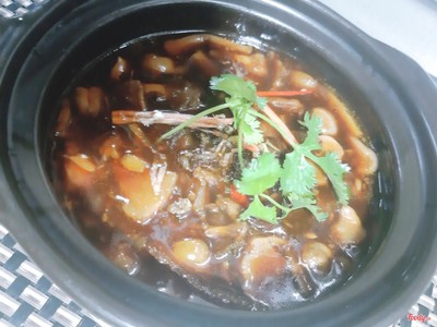 Nấm rơm kho tộ