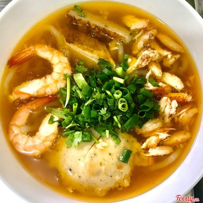 Bánh canh cua + tôm + chả