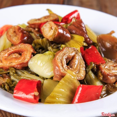 Cơm thú linh kho cải chua