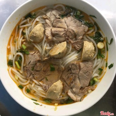 Bún bò tái + nạm + bò viên