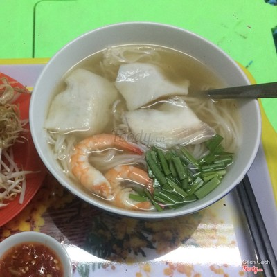 Bún nước lèo tôm, cá