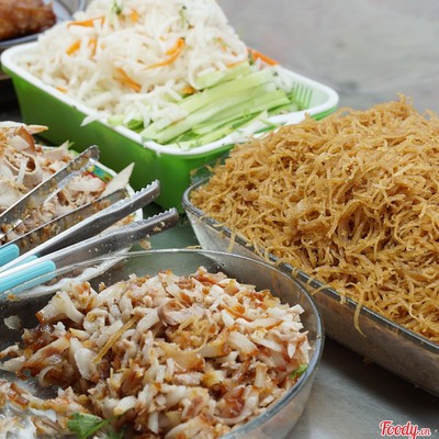 Bì thịt trộn