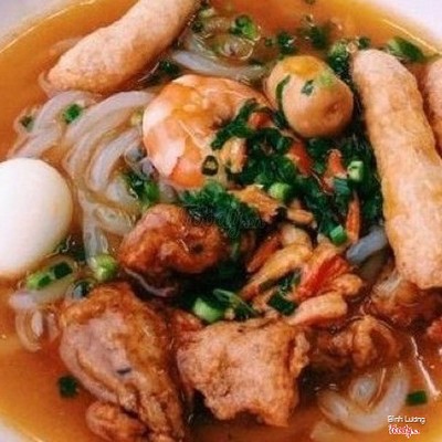 Bánh canh tôm + chả