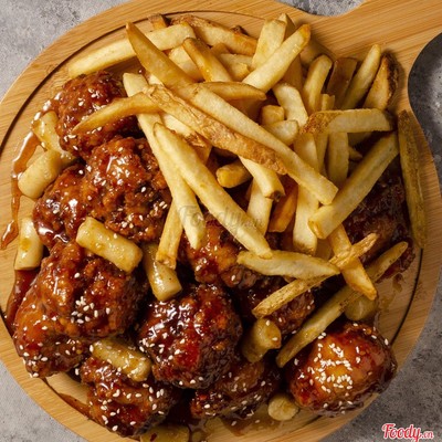 Gà rán rút xương sốt galbi