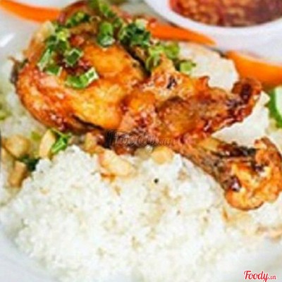 Cơm gà chiên
