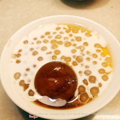 Tàu hủ bánh flan + trân châu