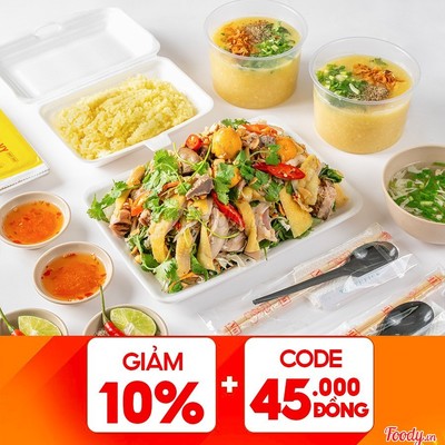 Gỏi Gà Nửa Con & Bộ Lòng Trứng Non (3-4 Người)