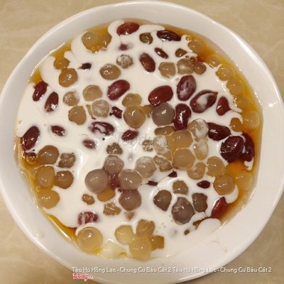 Tàu hủ đậu đỏ + trân châu