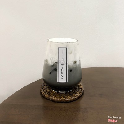 Trà sữa than tre macchiato