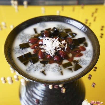 Tàu hủ đậu đỏ + sương sáo