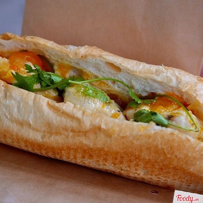 Bánh mì trứng oppla (1 trứng)