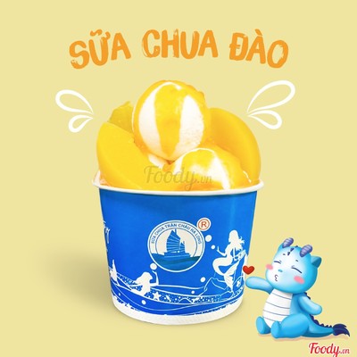 Sữa chua đào