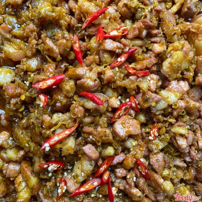CƠM MẮM RUỐC XÀO THỊT