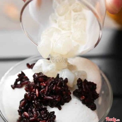 Sữa Chua Nếp Cẩm Trân Châu Trắng