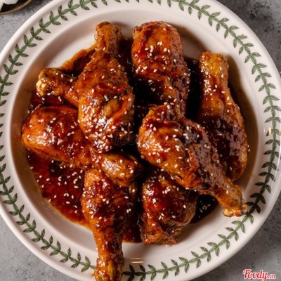 Đùi gà rán sốt tỏi tương