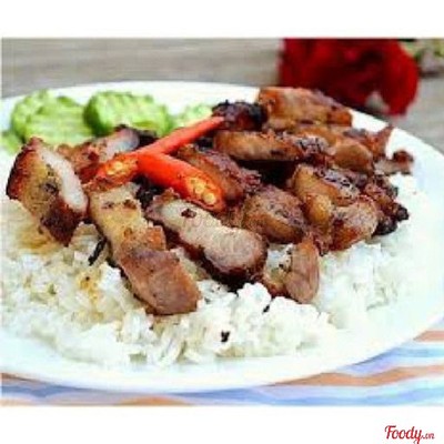 Cơm ba rọi chiên