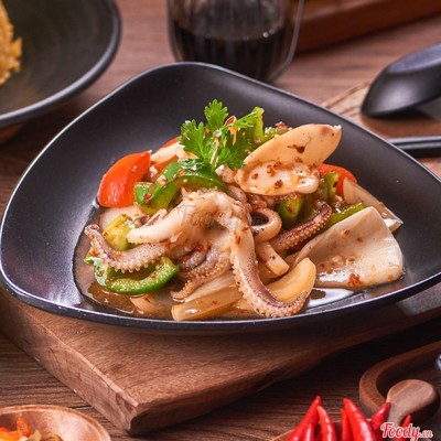 Mực Xào Satế(không cơm)