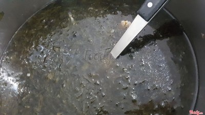 Canh rong biển thịt bằm