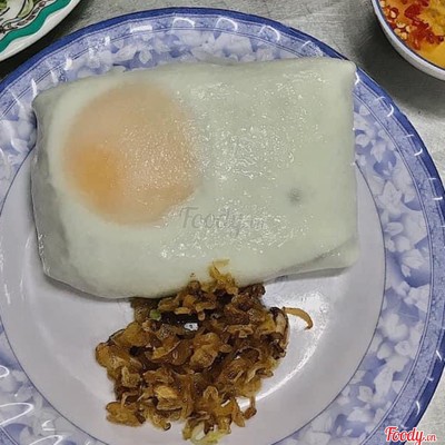 Bánh cuốn trứng (tôm thịt+ chả)