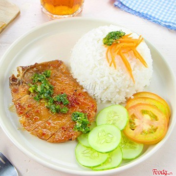 Combo : Cơm Sườn + Nước Sâm