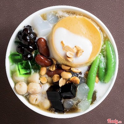Tàu hủ thập cẩm bánh flan