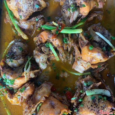 CƠM ĐẦU CÁ LÓC KHO TIÊU