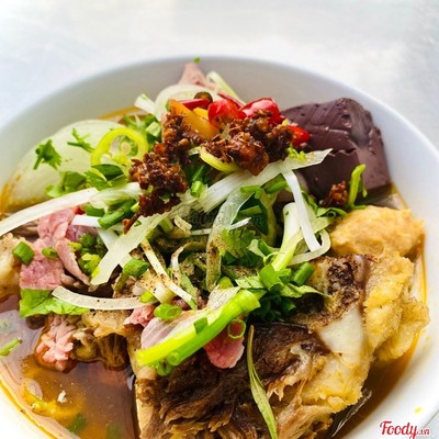 Bún Bò đầy đủ có xương