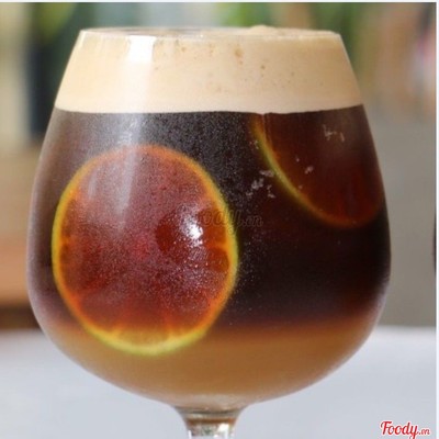 Nitro Ice Brewed Coffee With Lemon