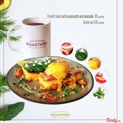 Drink Set- French Toast With Prosciutto And Avocado