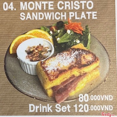 Drink Set- Monte Cristo Sandwich